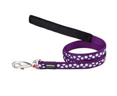 Red Dingo Hundeleine, 20 mm x 1,2 m, Medium, Violett/Weiß Spots
