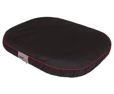 Hobbydog MMOWCZA4 Ovalmatratze Hundebett Hundesofa Hundekorb Tierbett Codurastoff, M, 70 cm x 50 cm, schwarz