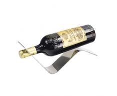 Y-Nut Weinflaschenhalter, dekorativer Flaschenständer, Weinregal, stilvoller Eisen, ideal für Weinliebhaber, WBHSS-02