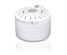 MPM MSG-01 Elektrischer Lebensmitteltrockner, 5 ausziehbare Schalen von 28 cm, Obst, Pilze und Gemüse, 250W