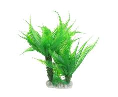 sourcingmap Kunstpflanze für Aquarien, 22,1 cm, Grün