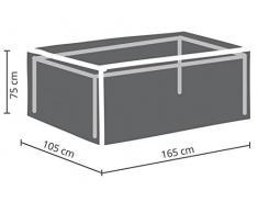 Perel Garden OCT160 Schutzhülle Für Gartentisch - Maximum 160 cm, Anthrazit, 165 x 105 x 75 cm