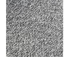 Teppichboden Schlingentextur Kurzflor Auslegware Bodenbelag anthrazit 200 x 400 cm. Weitere Farben und Größen verfügbar