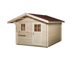 Sparset weka Gartenhaus Premium28 FT, 300 x 250, V60, inkl. DS rot