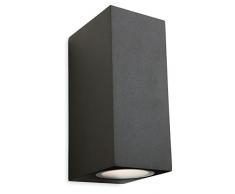 Firstlight 2332 GP 12 Watt LED Capital 2-flammige Wandleuchte Wandleuchte, graphit