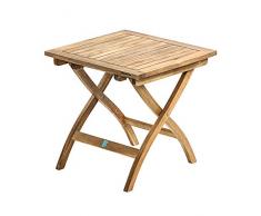 Dehner Klapptisch Macao, ca. 50 x 50 x 50 cm, FSC Akazienholz, natur