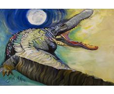 Caroline s Treasures jmk1004plmt Alligator Stoff Tisch-Sets, multicolor