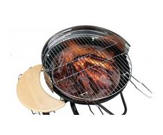 Grill Paella-Pfanne Inox Ø50 cm New Star + Sack Anzündholz Olivenholz