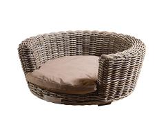 Happy House Rattan rund Sofa, klein