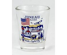 Juneau Alaska Great American Cities Collection Shot Glas