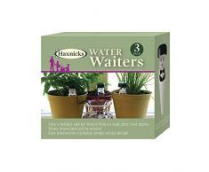 Haxnicks Glasglocke im Kellner selbst Bewässerung Wasserspender: 3 Pack
