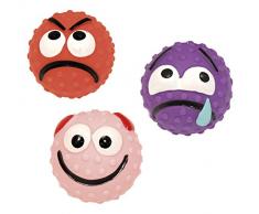 Croci Spielzeug aus Vinyl, Emoticon-Ball für Hunde, 6,5 cm