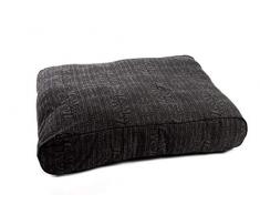 Lex & Max Beanbag Chic Sitzsack, 90 x 60 cm, Grau