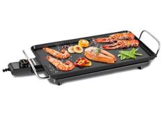 Mondial Family Grillplatte, 2500 W, Edelstahl, Schwarz