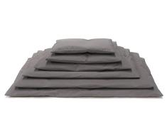 Comfort-Kussen 3BM2-AW-SMK Komfort Haustier Bett & Kistenmatte bei jedem Wetter Rauch, 60x50x3 cm, grau