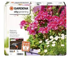 Gardena city gardening Balkon Bewässerung: Vollautomatisches Blumenkastenbewässerungs-Set, für bis zu 6 m Balkonkästen, 13 Programme (1407-20)