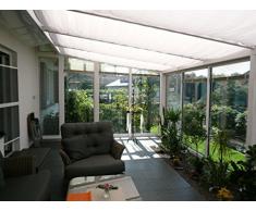 Floracord Sonnensegel Bausatz Universal 420 x 140 cm uni, weiß