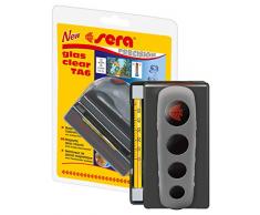 sera glas clear TA6 ein Algenmagnet fürs Aquarium mit Thermometer als Scheibenreiniger bzw. Scheiben-Reinigungsmagnet
