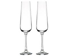 Bohemia Cristal 2er Set Sektgläser Champagnergläser Sektflöten Vanilla Season WANGI