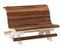 Kerbl 82861 Holzbank für Hamster Nature, 18 x 11 x 12 cm