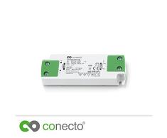 conecto LED Netzteil Transformator - 12 Volt LED-Trafo für LED Leuchtmittel und Lampen 15 Watt - Slimline