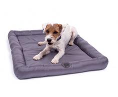 Petface Wasserdicht Memory Foam Nackenrolle Matte, 85,5 cm, grau