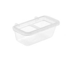 Pet Ting Vogelfutterstation mit Haken und Gitter, für kleine Tiere, Kanarienvögel