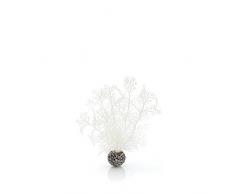 OASE biOrb Hornkoralle S - exotische Aquarium-Deko in Form einer Koralle, Tiefseepflanzen Zubehör fürs Aquarium-Becken in Weiss