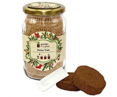 Feel Green Garden In A Glass-Anzuchtset, Weihnachtsbaum, Pflanzen Aus Dem Einmachglas & Graspapier, Geschenkidee, Plastikfrei, Made In Austria