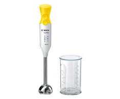 Bosch MSM66110Y Stabmixer 600 W, Edelstahl-Mixfuß, Mixbecher weiß / intensive gelb