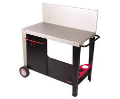 Somagic 919147 Servierwagen aus Metall für Grillplatte, mehrfarbig