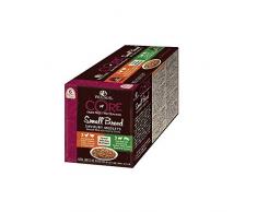 Wellness CORE Small Breed Savoury Medleys, Hundefutter nass getreidefrei für kleine Rassen, hoher Fleischanteil, Farmer Selection Mix, 6 x 85 g Schalen