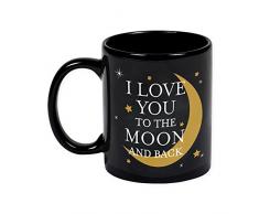 Love You To The Moon And Back 11 Unze Steinzeug Keramik Kaffee Tasse