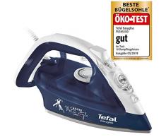 Tefal Easygliss Dampfbügeleisen mit 150g Dampfstoß Testsiger Bügeleisen 2019 beste Bügelsohle + Silikon Bügelunterlage (Durilium AirGlide Bügelsohle mit drei Dampfzonen, 2400 Watt, Antikalk-System)