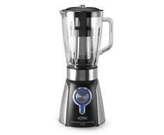 Solac Professional Mixter Standmixer, 1250 W, 6 Klingen, 1.5 Liter, 5 Geschwindigkeitsstufen, Turbofunktion, herausnehmbarer Spezialfilter für Fruchtfleisch