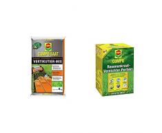 Compo SAAT Vertikutier-Mix, Rasensamen, Rasendünger und Bodenaktivator, 4 kg, 133 m² & Rasen Unkrautvernichter Perfekt, Vernichtung von schwerbekämpfbaren Unkräutern, Konzentrat, 200 ml (200m²)