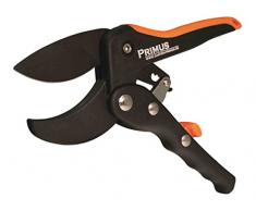 Garten Primus Gartenschere, Rosenschere, Rebschere, Damen - Ratschenschere, schwarz/orange, 18 x 6,2 x 1,9 cm, 01015