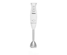 Tristar MX-4825 Stabmixer, abnehmbarer Edelstahl-Stab, 2 Geschwindigkeitsstufen, spülmaschinengeeignet, 250 Watt Leistung, Weiß
