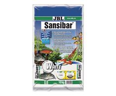 JBL Bodengrund Weiß für Süßwasser Aquarien, Sansibar White 10 kg, 67056