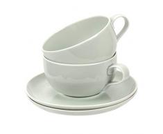 Portmeirion Choices Set bestehend aus 2 Tassen und Untertassen, 0,25 l, Grün