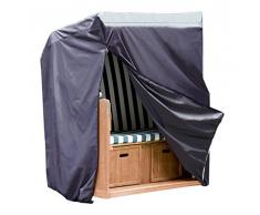 Happy People Schutzhülle Wehncke Abdeckung für Garten Strandkorb, grau