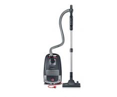 Severin BC 7048 Beutel-Staubsauger (Inklusive Polster-, Möbel- und Fügendüse, SPOWER zelos) Schwarz - Grau