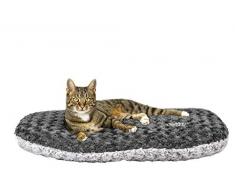 Nobby Kissen oval SEOLI dunkelgrau / hellgrau L x B: 47 x 31 cm