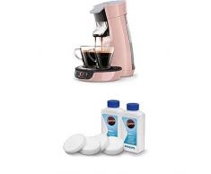 Philips Senseo Viva Cafe HD6563/00 Kaffeepadmaschine (Crema plus, Kaffee-Stärkeeinstellung) rosa, mit Flüssigentkalker