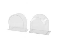 Sourcingmap Kunststoff Haushalt Bewässerung Tränke Futterstation D Form Pet Trinkbecher 2Pcs Klar de