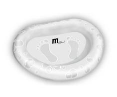 MSpa Foot Bath Aufblasbarer Whirlpool Spa Zubehör Fußbad 73 x 93 cm oval, weiß