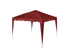 Vanage Pavillon Stella aus Aluminium ohne Seitenwände, Faltpavillon einsetzbar, rot, 300 x 300 x 260 cm