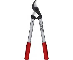 Felco Astschere, Baumschere, Gartenschere, Zweihandschere (50 cm lang ziehender Schneidkopf Aluminium Griffe alle Teile austauschbar sauberer, präziser Schnitt) 211-50, Rot