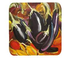 Caroline s Treasures jmk1260fc aubergine Schaumstoff Untersetzer (Set von 4), 8,9 cm H x 8,9 cm W, multicolor