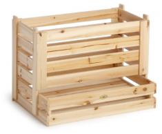 Habau 615 Kartoffel- und Obstkiste, 58 x 38 x 42 cm